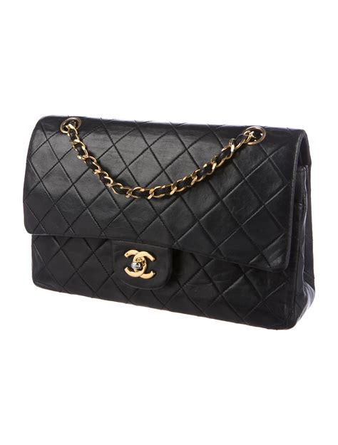 chanel small or medium classic flap|chanel vintage medium flap.